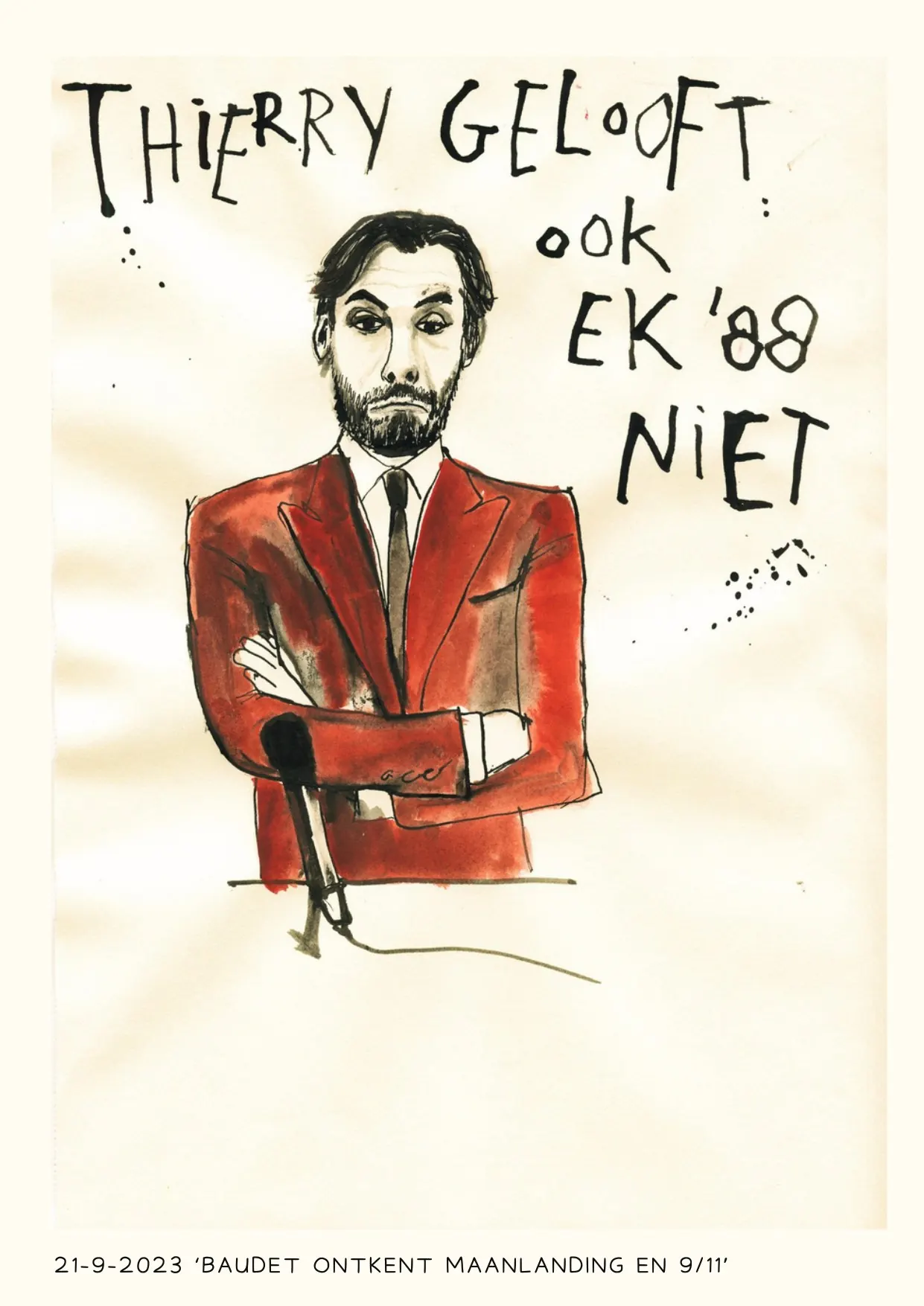 Baudet ontkent maanlanding