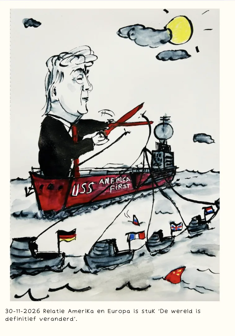 Relatie Amerika en Europa stuk